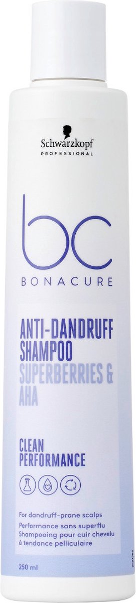 Schwarzkopf Bonacure Scalp Therapy Dandruff Control Shampoo - vrouwen - Voor Gevoelige hoofdhuid/Hoofdhuid met roos - 200 ml - vrouwen - Voor Gevoelige hoofdhuid/Hoofdhuid met roos