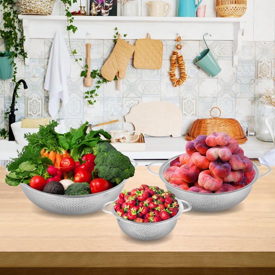 Passoire De Cuisine En Acier Inoxydable Poignée Au Choix De 8 Cm à 30