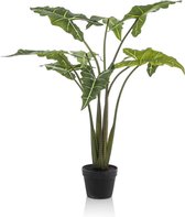 Emerald - Kunstplant Alocasia Frydek 120cm - Kunstplanten voor binnen