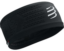 Compressport | Headband On/Off 2.0 | Unisex Hoofdband | Black/White | -