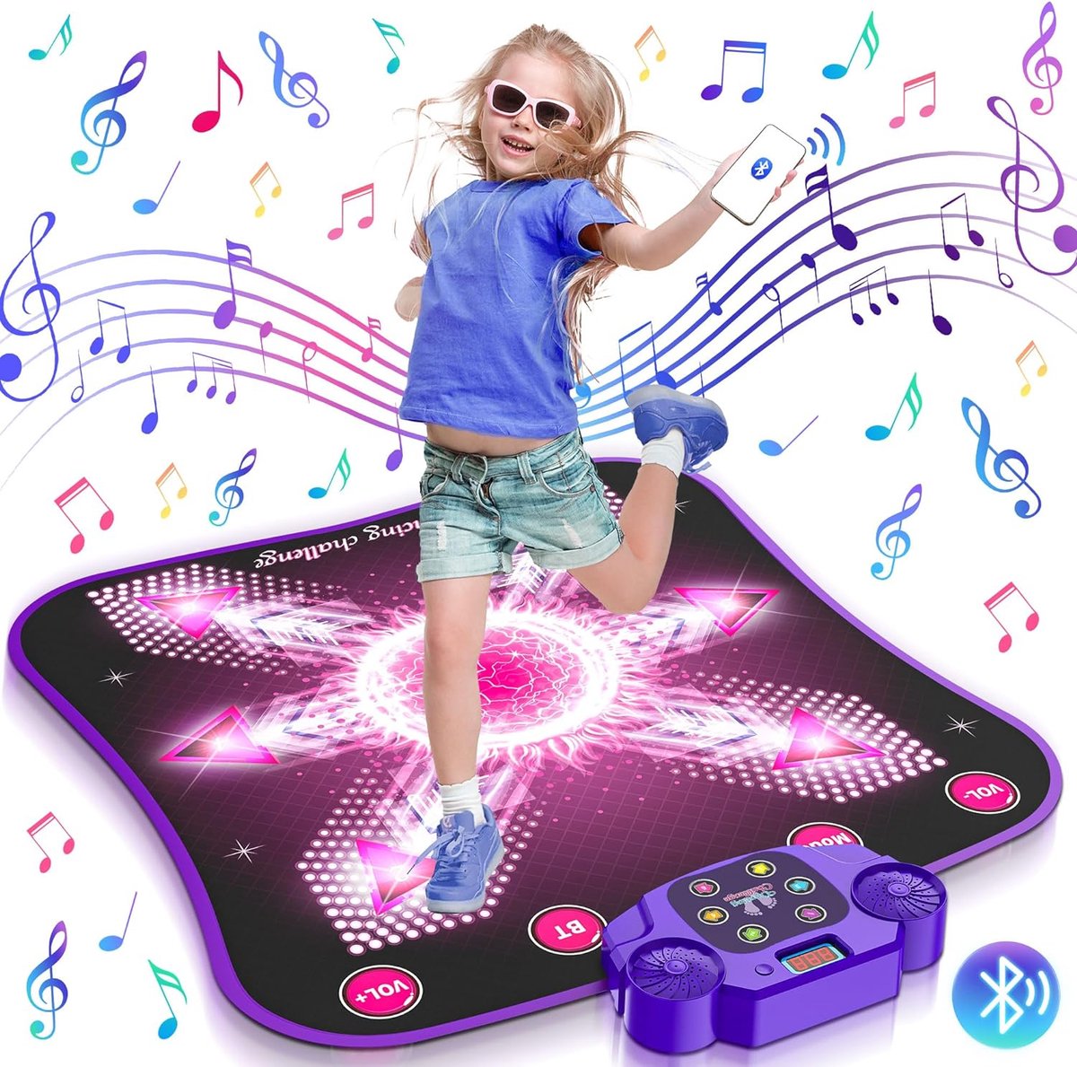 Equivera Dansmat - Dansmat Voor Meisjes - Muziekmat - Interactieve Speelmat