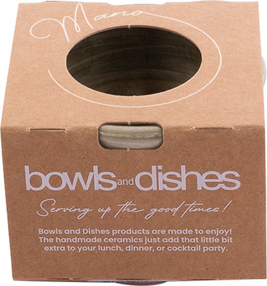 Bowls and Dishes Bol en poterie Mano | bol | Plat à tapas | Klein bol | Services de table Bol | Accessoire pour la maison - 2 pièces - Ø 7 cm Vert - lot de 2 pcs