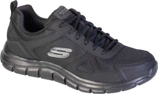 Skechers Track-Scloric Wide 52631W-BBK, Mannen, Zwart, Sneakers, maat: 43