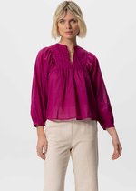 Sissy-Boy - Paarse A-lijn blouse met padded details