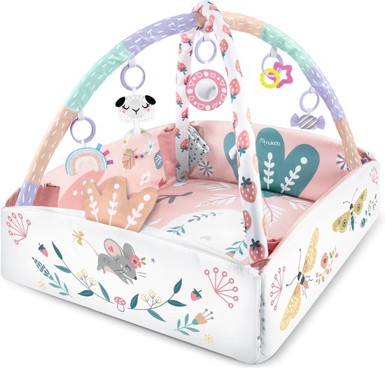 Tapis de jeu pour bébé - Interactif et éducatif - 110x100cm