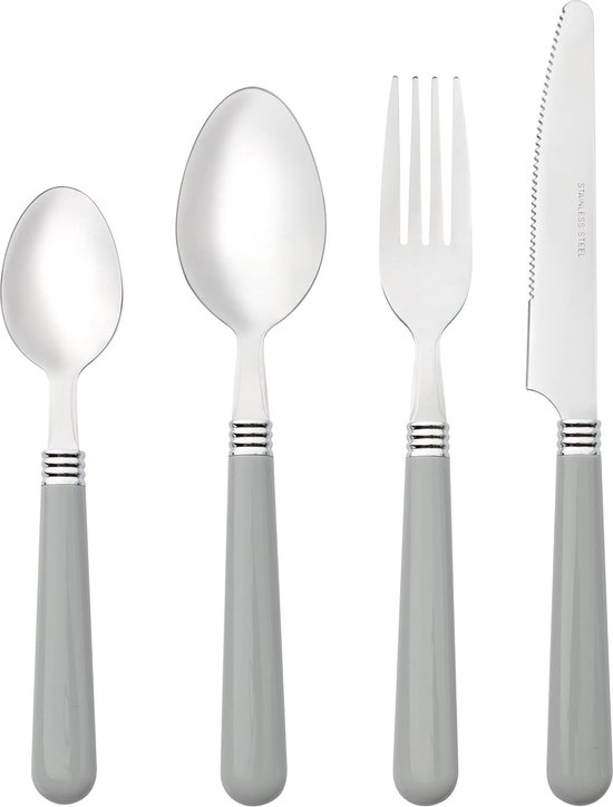 Aangepast Bestek Zwart - Ergonomisch Bestek Set - Zwart Bestekset