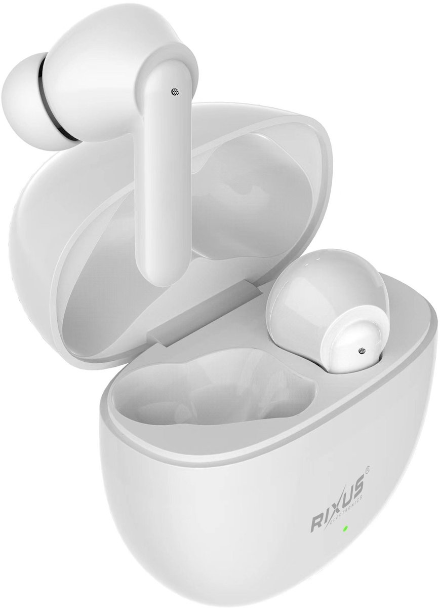 Rixus - Draadloze Oordopjes - bluetooth oordopjes - oortjes draadloos - draadloze oortjes bluetooth - Draadloze oordopjes met Draadloos opladen