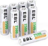 EBL Oplaadbare AA Batterijen 2500 mAh 1.2V - Duurzame Ni-MH AA Batterijen