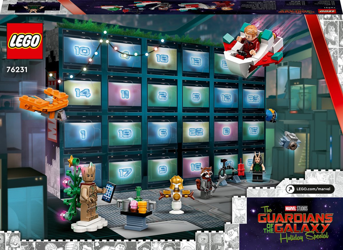 LEGO Marvel Guardians of the Galaxy Adventskalender 2022 - 76231 – foto 8