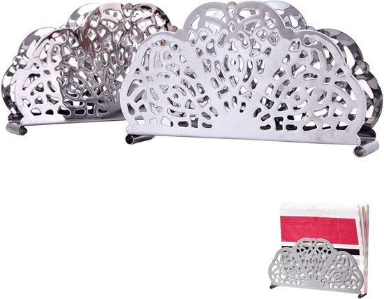 Gouden Zwaan Servethouder | Roestvrij Metaal | Elegante Servetdispenser Voor Keuken, Bar Of Restaurant