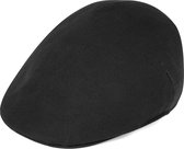 Fawler Tirreno zwarte flat cap voor heren