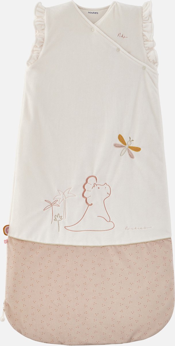Slaapzak 100 cm Popsie uit Veloudoux®, ecru/poederroze