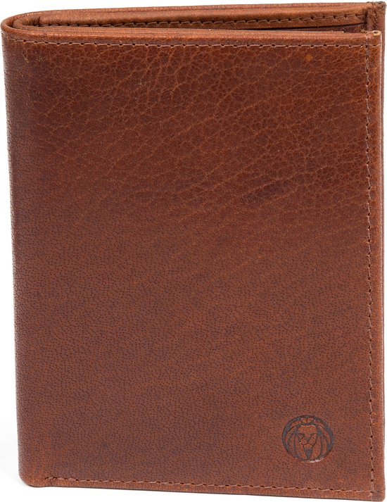 Portefeuille en cuir Montréal Original de couleur havane RFID