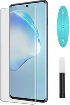 Screenprotector - UV - Vloeistof Volledig Lijm - Gehard Glazen Screenprotector - Geschikt voor: Samsung Galaxy S24 plus