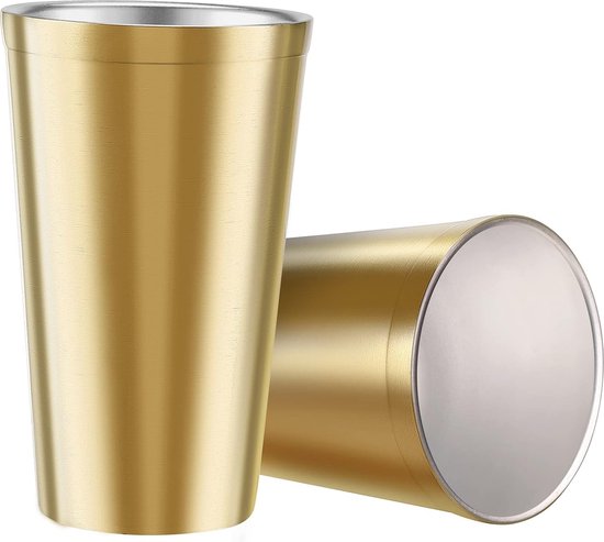 Trooplex Lot de 22 gobelets à bière Hexagon - Avec 3 balles - 500 ml