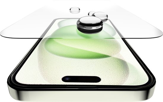 Protecteur d'écran ITSkins compatible avec Apple iPhone 15 Plus Verres | Protection d'écran ITSkins Supreme - Compatible avec les coques et cadre d'installation