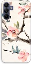 Case Company® - Hoesje geschikt voor Samsung Galaxy A15 hoesje - Japanse bloemen - Soft Cover Telefoonhoesje - Bescherming aan alle Kanten en Schermrand