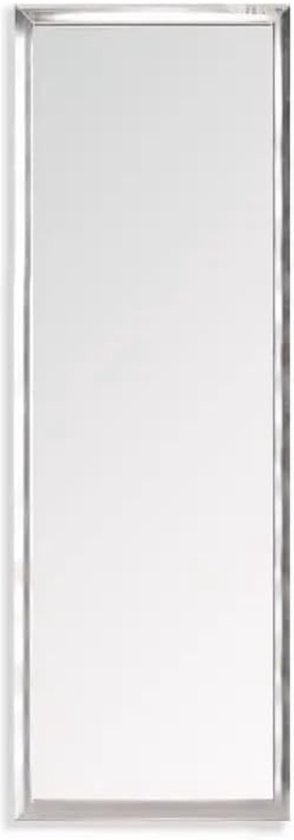 Passpiegel hangend - Passpiegel slaapkamer - Passpiegel deur - B/H ca. 34x94 cm - met afneembare haken - Grijs