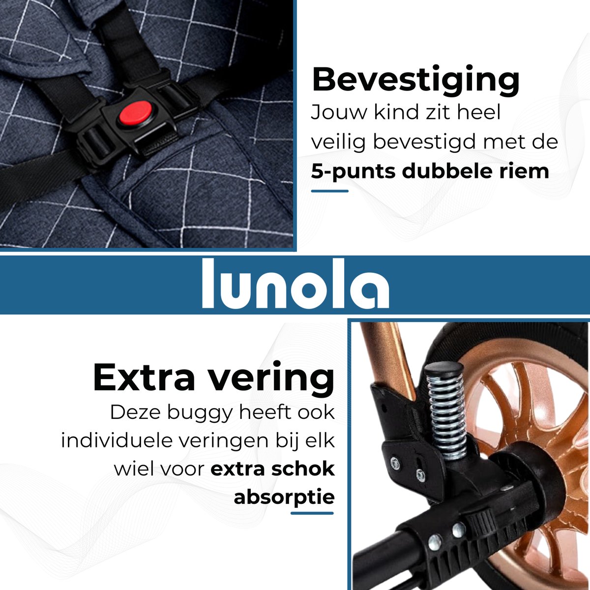 Lunola Nova - Kinderwagen 3-in-1 - afbeelding 2