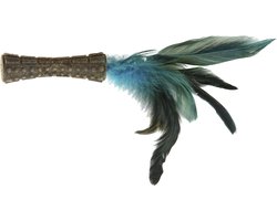 Gigwi - Speelgoed - Johnny Stick Met Veren - Blauw - S Gig/7071 - 177524