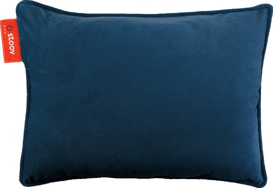 Stoov Warmtekussen - Ploov - Duurzaam & Draadloos - Infrarood warmtekussen - 45x60 Velvet - Juniper Blue - Grote Batterij