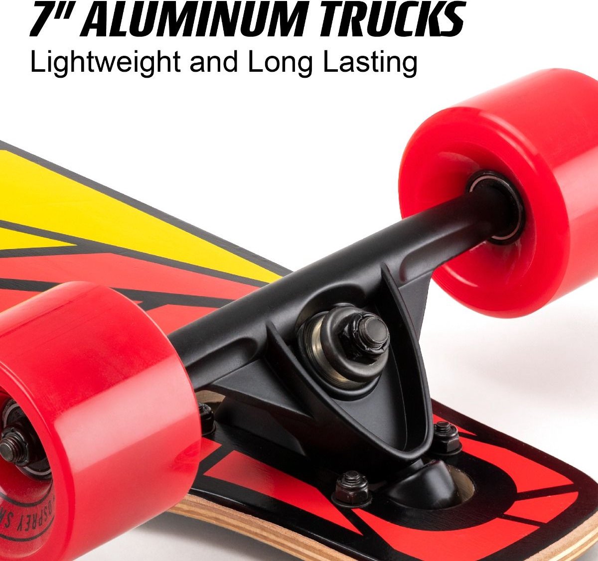 Osprey Shapes 39" Twin Tip Longboard - Drop-Through Trucks - ABEC 9 — afbeelding 6