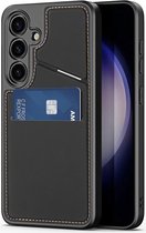 Dux Ducis - Telefoon Hoesje geschikt voor de Samsung Galaxy S24 Plus - Rafi Mag Series - Back Cover - Zwart