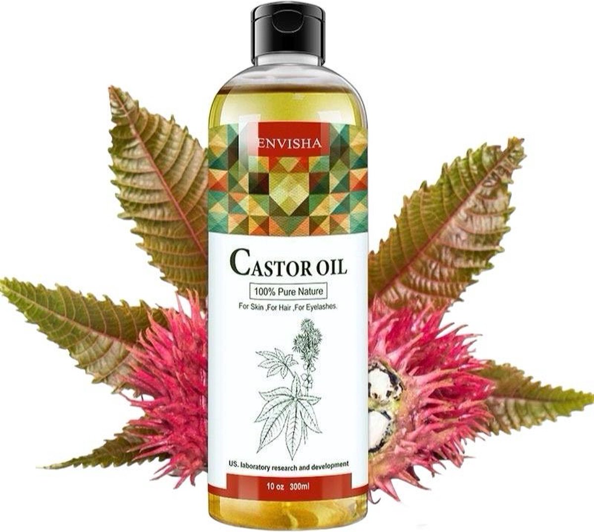 Castor Oil - For Skin - Hair - Eyelashes - 100% Pure Nature -