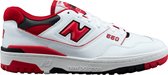 New Balance 550 White Red - BB550SE1 - Maat 44 1/2 - WIT - Schoenen