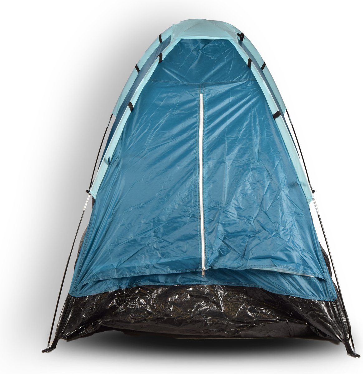 Discountershop Lichtgewicht Koepeltent 2 Persoons | Blauw - Waterdicht - Geschikt voor Kinderen - 200cm x 120cm | Ideaal voor Kamperen & Outdoor