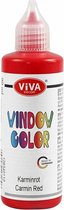 Glasverf - Verf Ramen, Glas, Spiegels - Rood - Karmijnrood - Viva Decor Window Color - 90ml