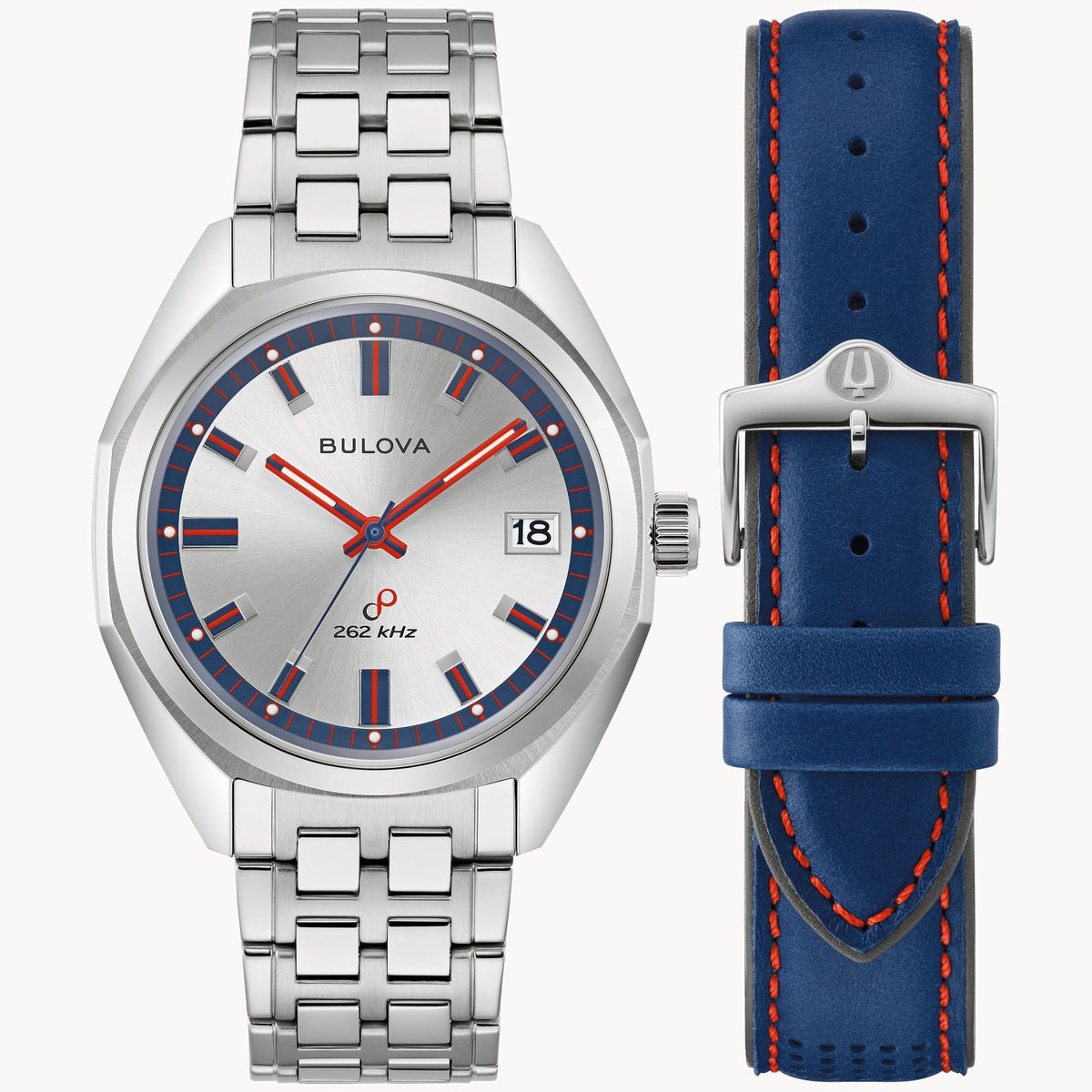 Bulova Jet Star 50Th Anniversary Limited Edition 96K112 Horloge - Staal - Zilverkleurig - Ø 40 mm