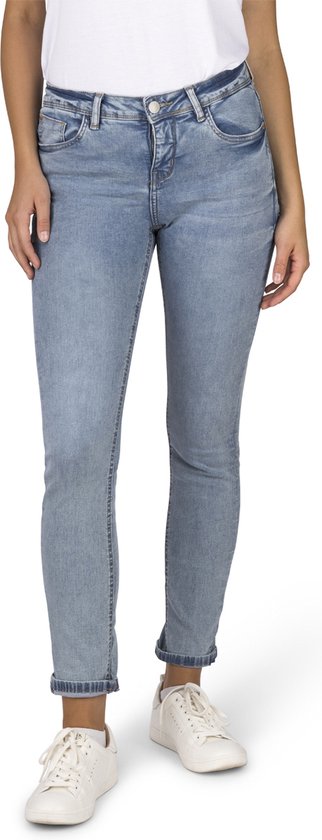 DENIMFY Pantalons Jeans Femme DFella Slim Fit Blauw Adultes Denim Jeans Pantalon