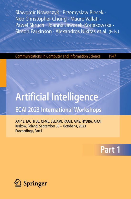 Communications in Computer and Information Science1947- Arti ... - cover
