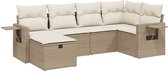 vidaXL-6-delige-Loungeset-met-kussens-poly-rattan-beige