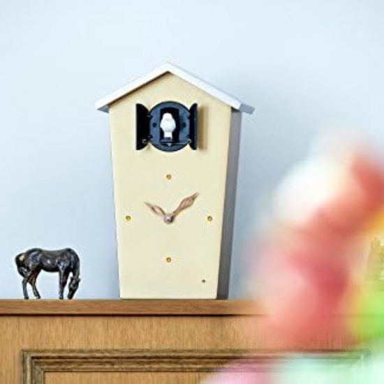 Koekoeksklok, wandklok, moderne koekoeksklok, woondecorate, met de