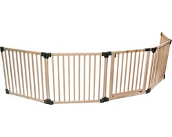 Safetots Houten Meer Panelen Veiligheidshek, Tot 416cm, Naturel Hout
