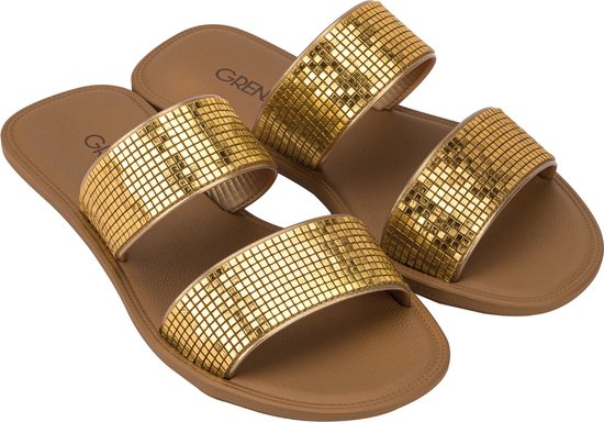 Grendha Buriti Icone Slippers Dames - Gold - Maat 40