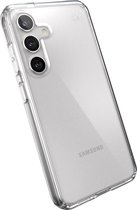 Speck hoesje geschikt voor Samsung Galaxy S24 - Slank - Kristalhelder - Valbescherming gecertificeerd tot 4 meter - Microban Antibacterieel - Presidio Perfect Clear lijn - Transparant