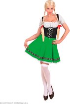 Widmann - Boeren Tirol & Oktoberfest Kostuum - Duitse Heidi Bierschenker - Vrouw - Groen - XS - Bierfeest - Verkleedkleding