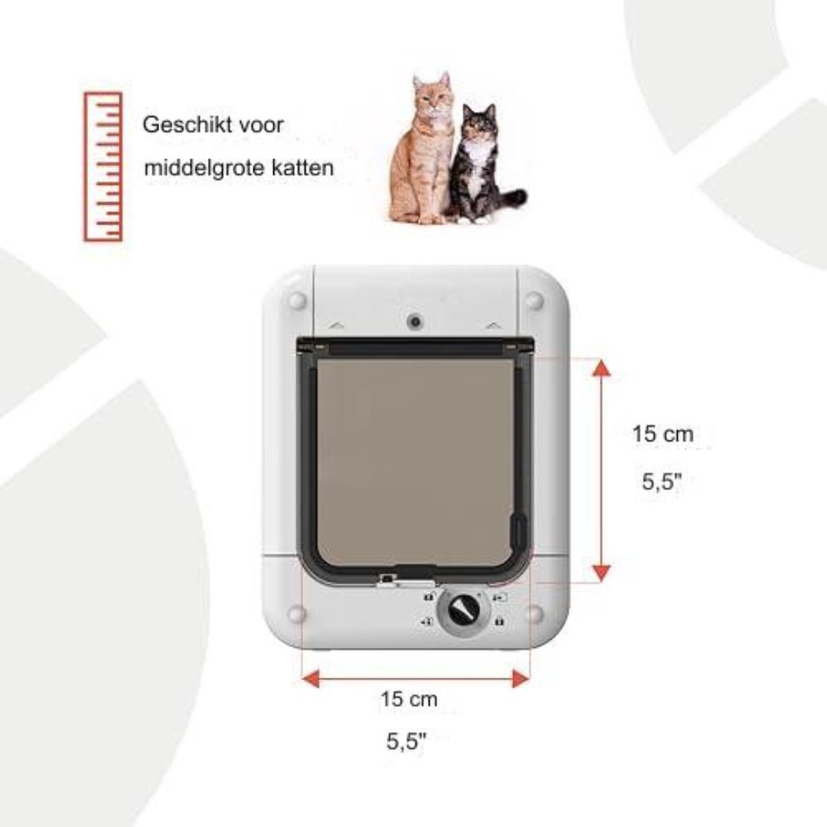 Groupe SEB Kattenluik 360W Microchip Activated Kattenklep thumbnail 3