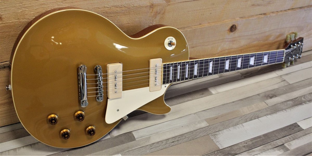 Tokai LS132S Goldtop P90 Made in Japan - Elektrische gitaar - goud
