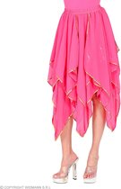 Widmann - 1001 Nacht & Arabisch & Midden-Oosten Kostuum - Zwierige Roze Rok Van Chiffon Vrouw - Roze - One Size - Carnavalskleding - Verkleedkleding