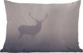 Buitenkussens - Tuin - Hert in de mist - 60x40 cm
