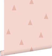 ESTAhome behang grafische driehoeken roze - 0.53 x 10.05 m - 139726