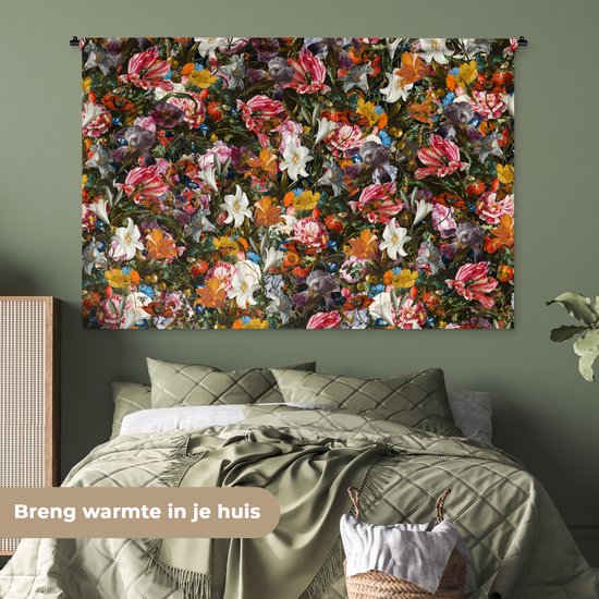 Tapisserie - Toile Murale - Fleurs - Art - Oude Meesters - 180x120 cm - Tapisserie