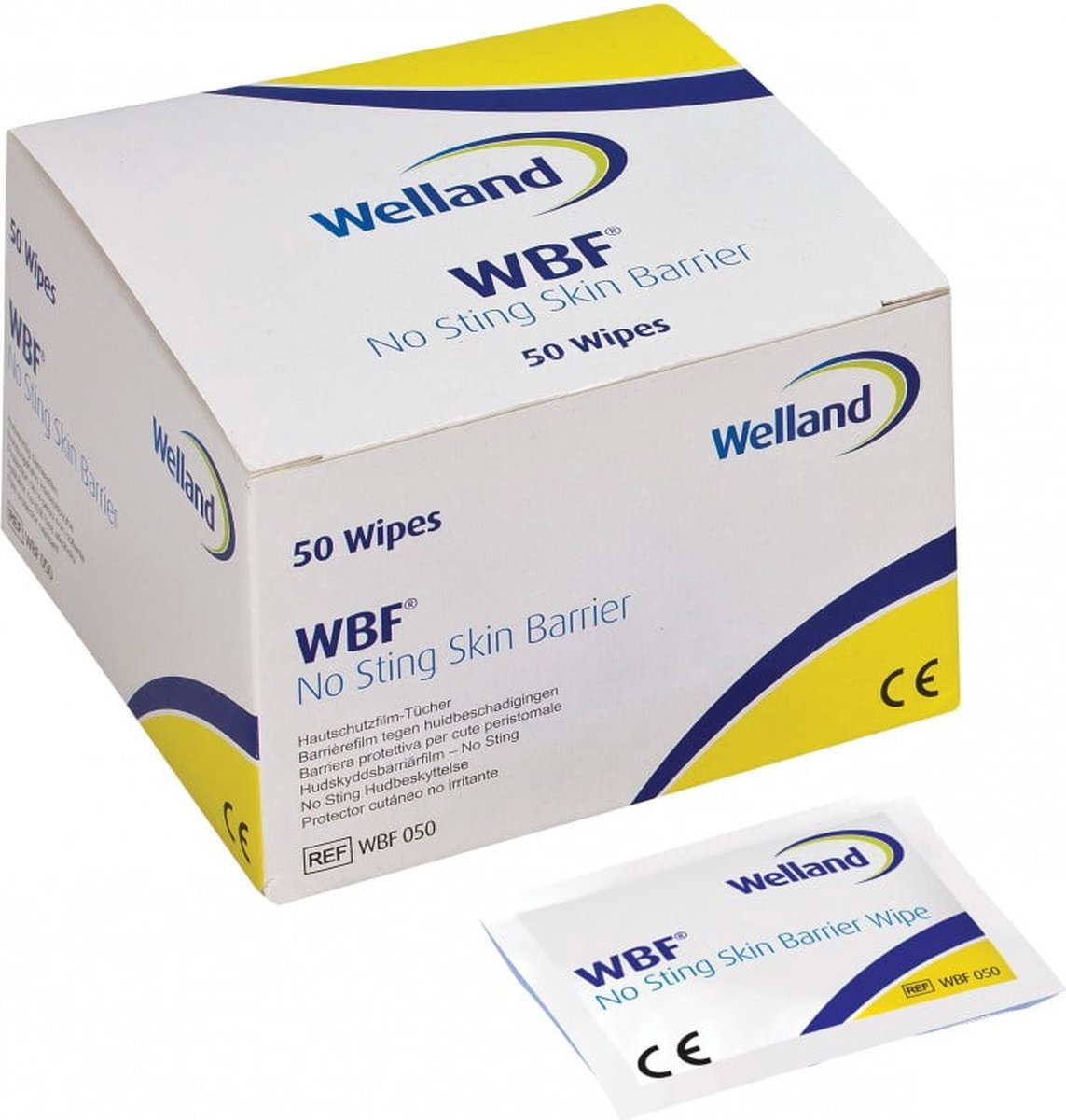Welland No Sting Barrier wipes verpakking à 50 stuks. - Welland