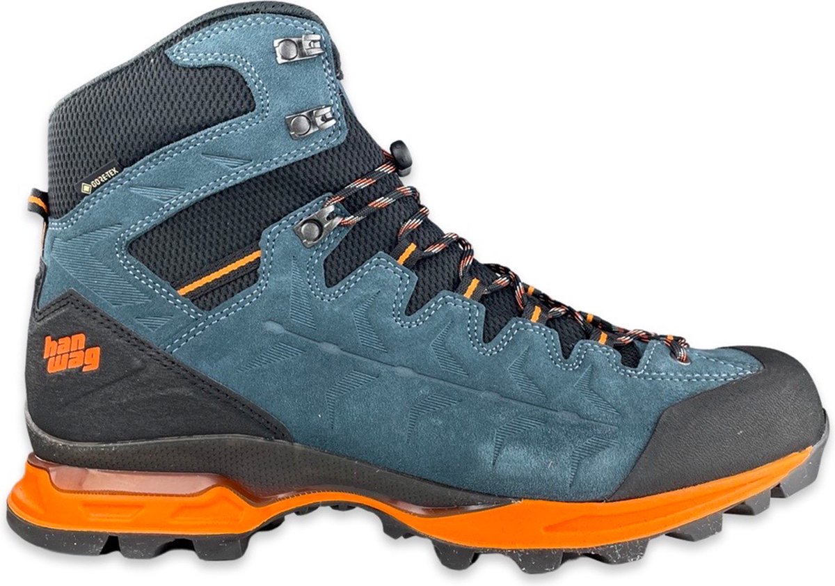 Hanwag Makra Trek GTX Wandelschoenen Heren Steel 42.5 Oranje