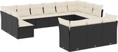 vidaXL-13-delige-Loungeset-met-kussens-poly-rattan-zwart