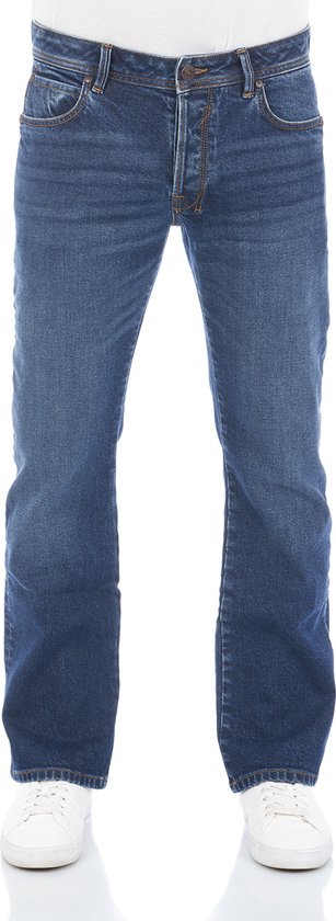 LTB Heren Jeans Broeken Roden bootcut Fit Blauw 36W / 36L Volwassenen Denim Jeansbroek